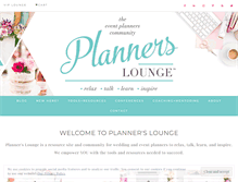 Tablet Screenshot of plannerslounge.com